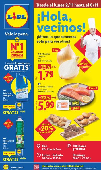 Folleto Lidl - Lidl - Cee del 02/11 al 08/11 - página 1