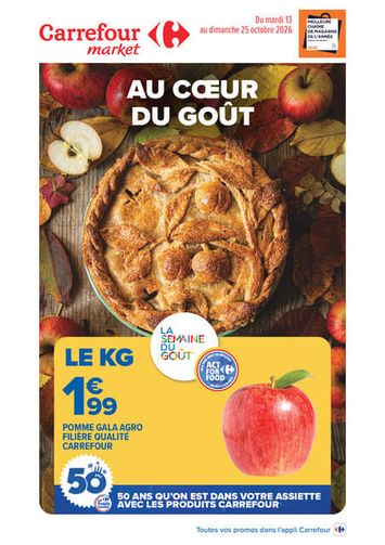 Catalogue Carrefour Market - Carrefour Market - Au Cœur du Goût valable dès le 13/10 au 25/10 - page 1