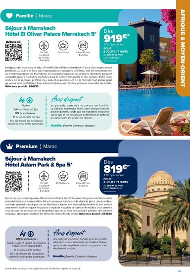 Catalogue Carrefour - Carrefour - Séjours & Circuits valable dès le 14/08 au 31/03 - page 19