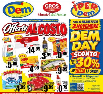 Volantino Dem - Dem valido dal 23/10 al 02/11 - pagina 1