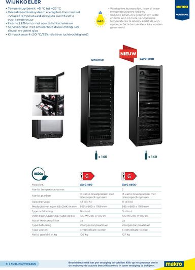 Folder Makro - Makro - Non-Food Horeca van 07-10 tot 07-10 - side 71