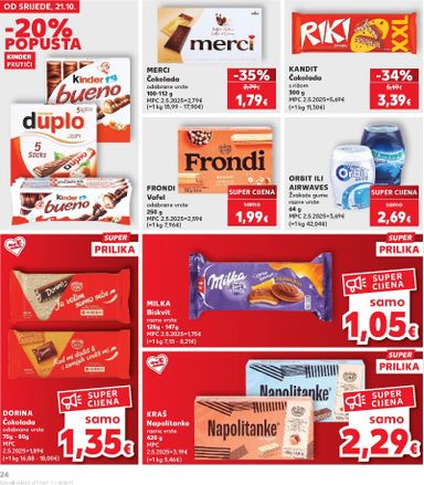 Katalog Kaufland - Kaufland vrijedi od 21.10. do 27.10. - stranica 24