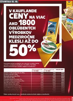 Kaufland leták platný od štvrtka 15.10.