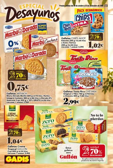 Folleto Gadis - Gadis del 29/10 al 04/11 - página 22