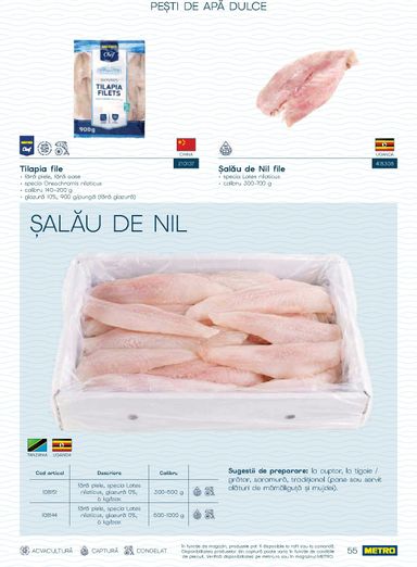 Catalogul Metro - Metro - Spui pește proaspăt de la 01.10. până la 31.12. - pagina 55