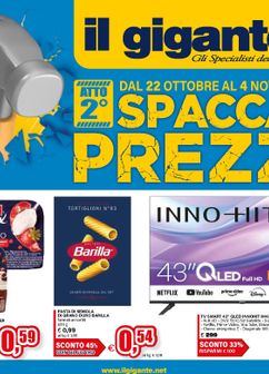 Volantini Il Gigante da giovedì 22/10