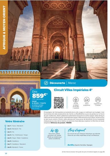Catalogue Carrefour Market - Carrefour Market - Séjours & Circuits valable dès le 14/08 au 30/10 - page 20