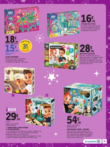 Catalogue E.Leclerc - E.Leclerc - Jouets valable dès le 13/10 au 05/12 - page 91
