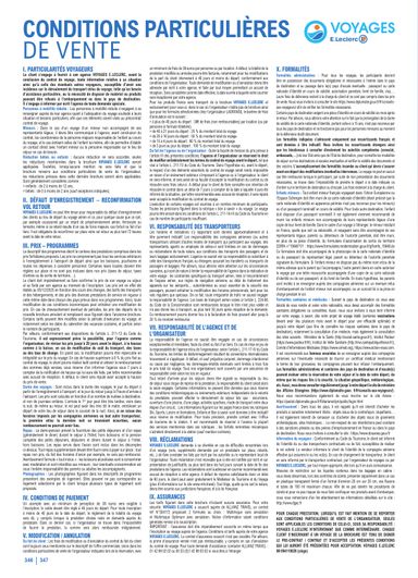 Catalogue E.Leclerc - E.Leclerc - Voyages valable dès le 16/01 au 31/10 - page 346