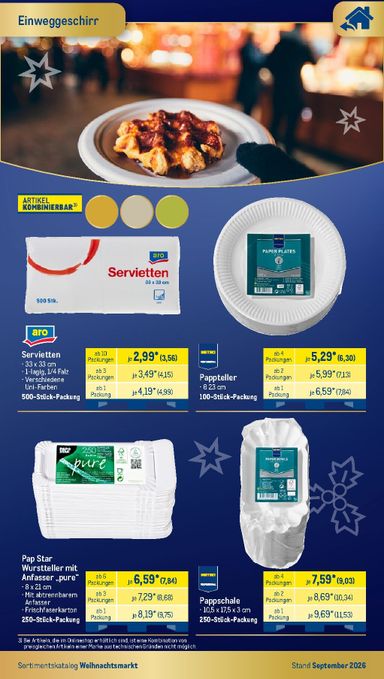 Prospekt METRO - Metro - Weihnachtsmarkt gültig ab 01.09. bis 31.12. - seite 19