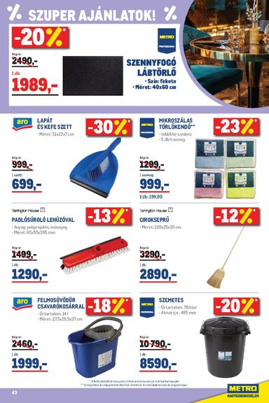 Akciós újság Metro - Metro érvényes 10.01.-tól 10.31.-ig - 43 oldal