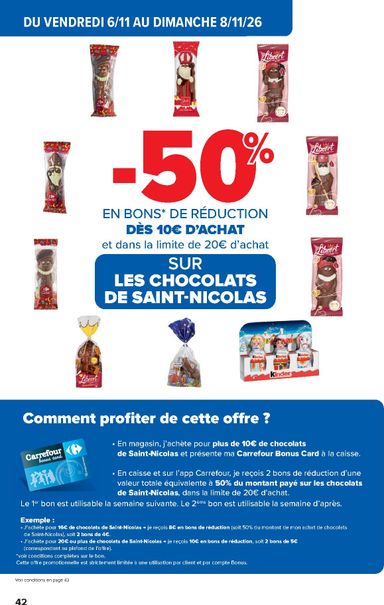 Folder Carrefour - Carrefour Hypermarchés van 04/11 tot 16/11 - side 42