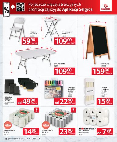 Gazetka Selgros - Selgros cash&carry - Oferta dla gastronomii od 22.10. do 04.11. - strona 18