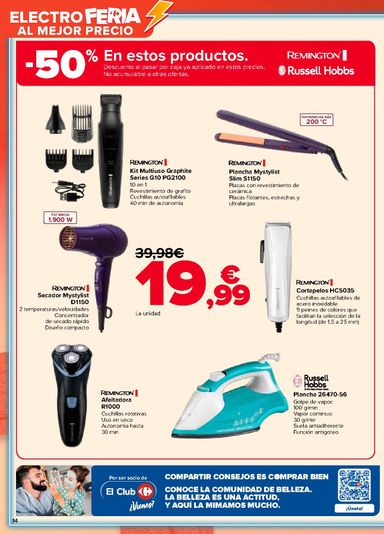 Folleto Carrefour - Carrefour - Electro Feria del 27/10 al 10/11 - página 14