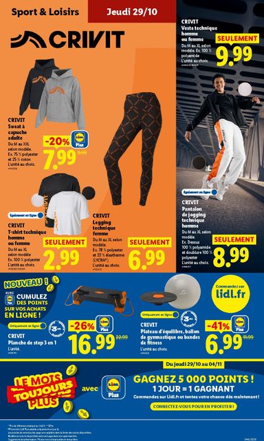 Catalogue Lidl - Lidl valable dès le 29/10 au 04/11 - page 47