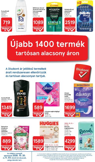 Akciós újság Tesco - Tesco érvényes 10.29.-tól 11.04.-ig - 24 oldal