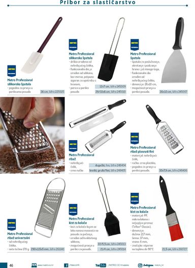 Katalog Metro - Metro - Poslovna rješenja - Proizvodi za slastičarstvo vrijedi od 01.01. do 31.12. - stranica 46
