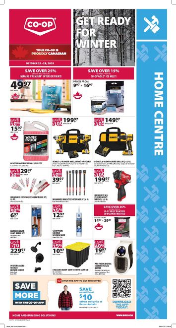 Flyer Co-op - Coop - Get Ready for Winter valid since 10-22 until 10-28 - page 1