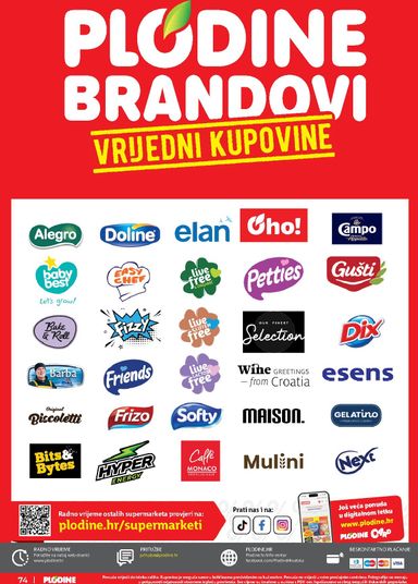 Katalog Plodine - Plodine - Vrijedni kupovine vrijedi od 22.10. do 04.11. - stranica 74