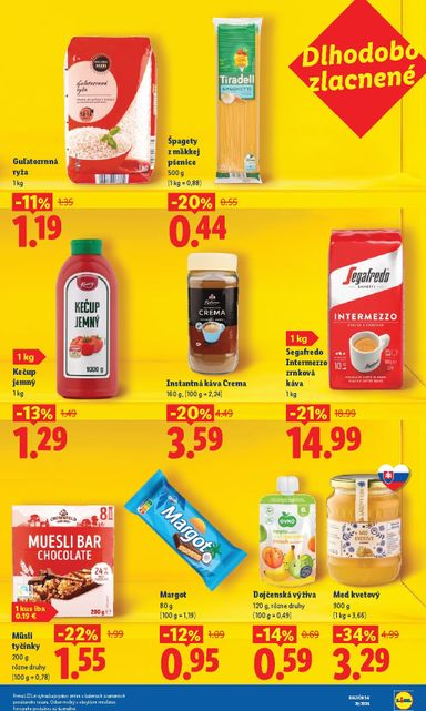 Leták Lidl - Lidl - Dlhodobo zlacnené od 03.07. do 31.12. - strana 21