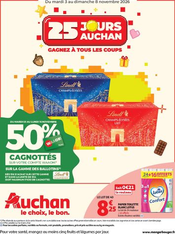 Folder Auchan - Auchan van 03/11 tot 08/11 - side 1
