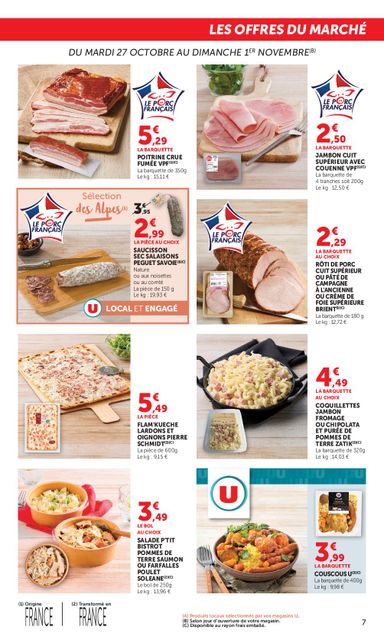 Catalogue Super U - Super U valable dès le 27/10 au 08/11 - page 7