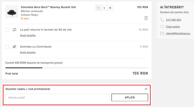 Cod de reducere Footshop