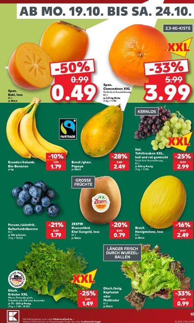 Prospekt Kaufland - Kaufland gültig ab 19.10. bis 24.10. - seite 15