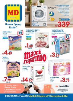 Volantini MD da martedì 20/10