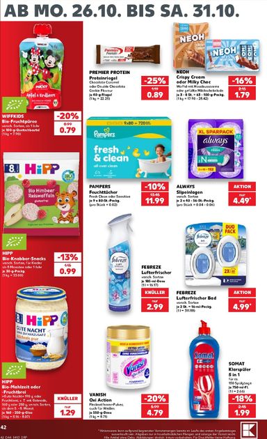 Leták Kaufland Německo - Kaufland Německo od 26.10. do 31.10. - strana 42