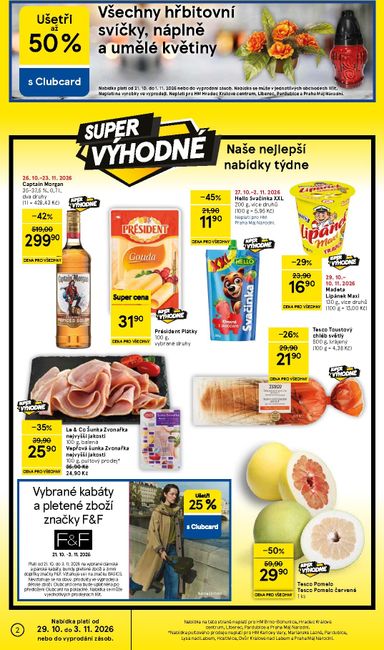 Leták Tesco - Tesco od 29.10. do 03.11. - strana 2