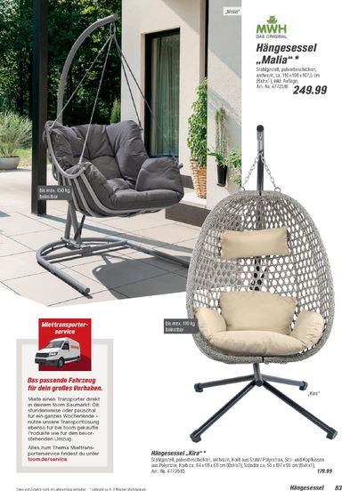 Prospekt toom - Toom - Gartenmöbel & Solar-Leuchten gültig ab 01.03. bis 31.12. - seite 83