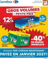 Carrefour - Gros Volumes = Petits Prix valable à partir de de jeudi 22/10/2026