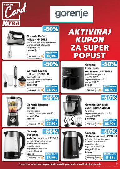 Katalog Kaufland - Kaufland - Neprehrambenih proizvoda vrijedi od 21.10. do 27.10. - stranica 27