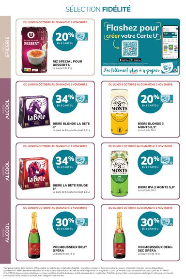 Catalogue Super U - Super U - Ma sélection Carte U valable dès le 05/10 au 01/11 - page 32