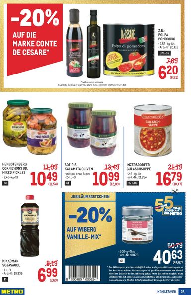 METRO-Flugblatt - Metro - Profi gültig ab 29.10. bis 11.11. - seite 25