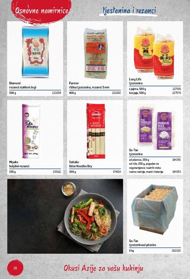 Katalog Metro - Metro - Poslovna rješenja - Azijska kuhinja vrijedi od 06.07. do 31.12. - stranica 28