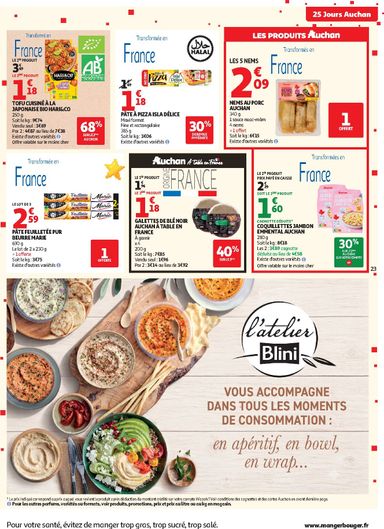 Catalogue Auchan - Auchan - 25 jours valable dès le 27/10 au 01/11 - page 23