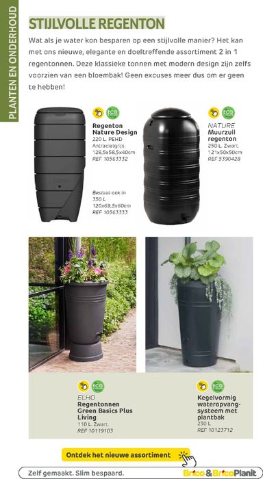 Folder Brico - Brico - Tuin catalogus van 01/03 tot 31/12 - side 166