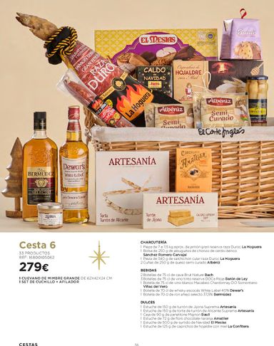Folleto El Corte Inglés - El Corte Inglés - Cestas de Navidad del 09/10 al 25/12 - página 36
