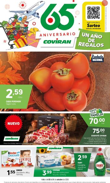 Folleto Coviran - Coviran del 20/10 al 31/10 - página 1