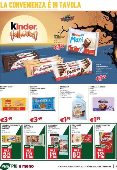 Volantino Pam - Pam - Occasioni Extra valido dal 22/10 al 04/11 - pagina 4