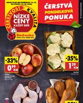 Biedronka - Čerstvá pondelková ponuka platný od pondelka 12.10.2026