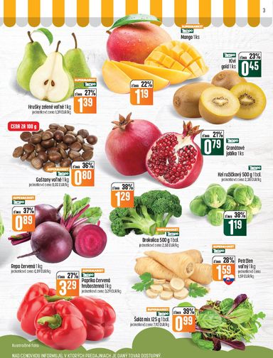 Leták COOP Jednota - COOP Jednota od 29.10. do 04.11. - strana 3