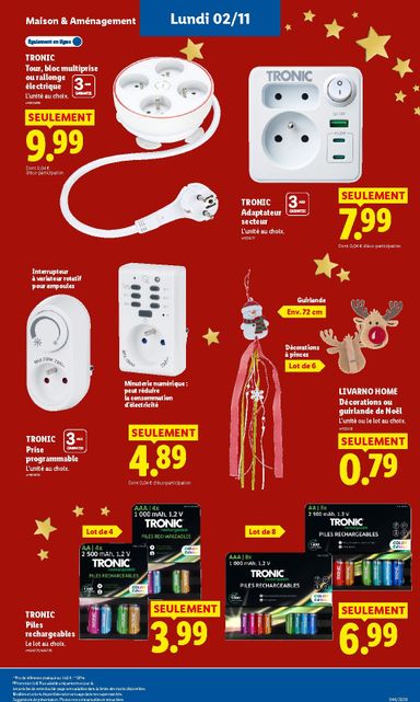 Catalogue Lidl - Lidl valable dès le 29/10 au 04/11 - page 59