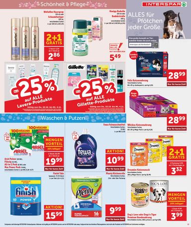 INTERSPAR-Flugblatt - INTERSPAR gültig ab 22.10. bis 04.11. - seite 16