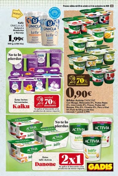 Folleto Gadis - Gadis del 29/10 al 04/11 - página 13