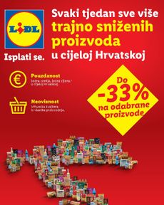 Lidl - Svaki tjedan trajno snižene cijene