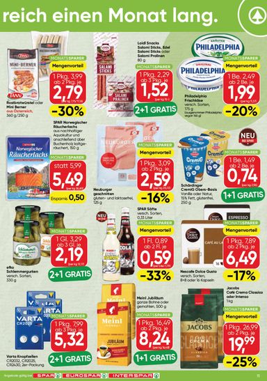 SPAR-Flugblatt - SPAR - Monatssparer gültig ab 01.10. bis 28.10. - seite 3