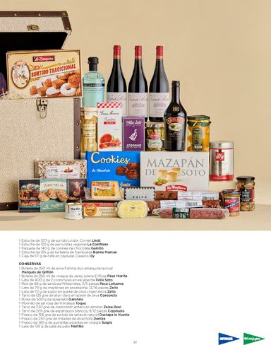 Folleto El Corte Inglés - El Corte Inglés - Cestas de Navidad del 09/10 al 25/12 - página 61